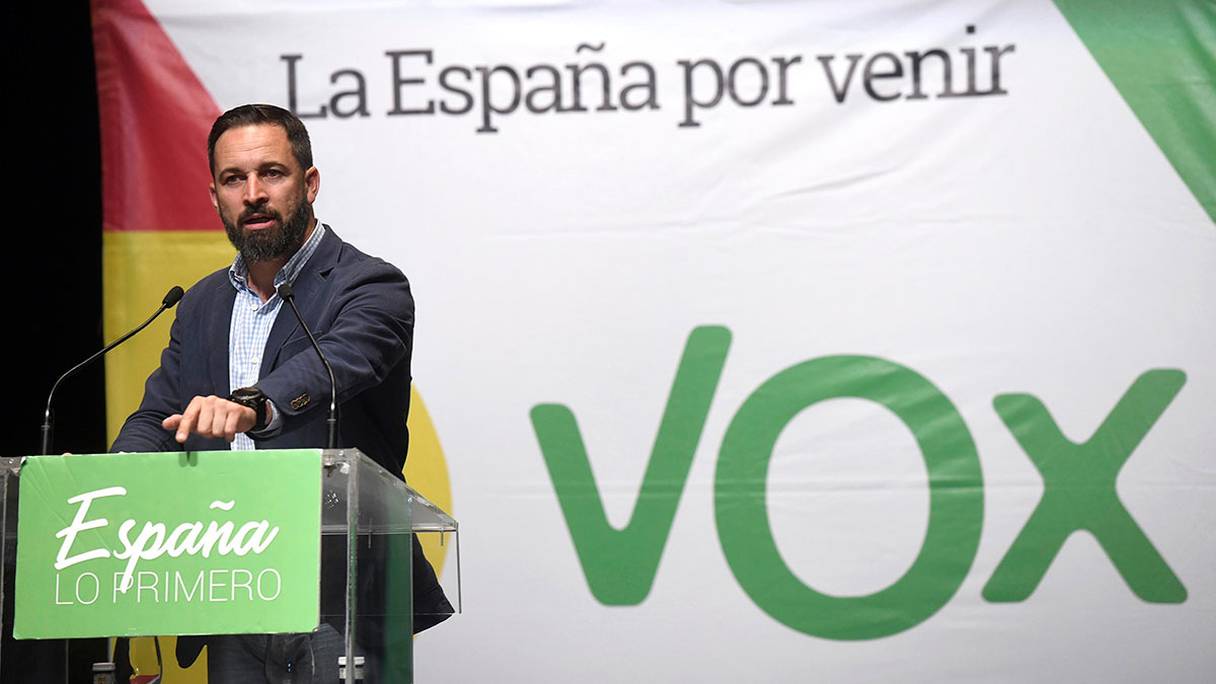 Santiago Abascal préside le parti espagnol Vox.
