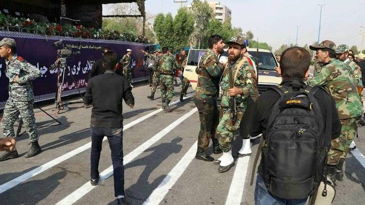 L'attentat a semé la panique parmi les militaires iraniens.
