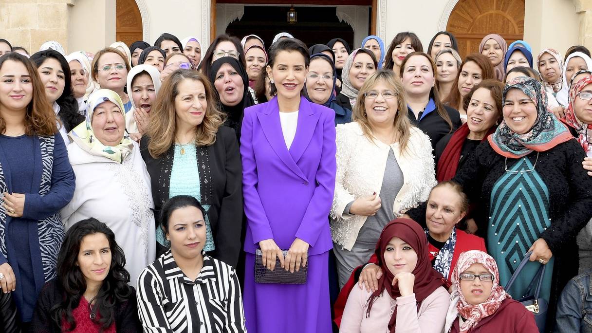 Lalla Meryem lors de la célébration de la Journée mondiale de la femme jeudi 8 mars 2018.

