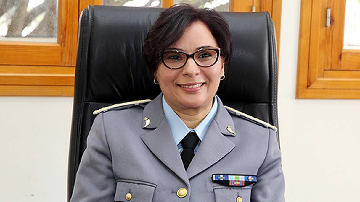 Lieutenant-colonel Khadija Koudamra.
