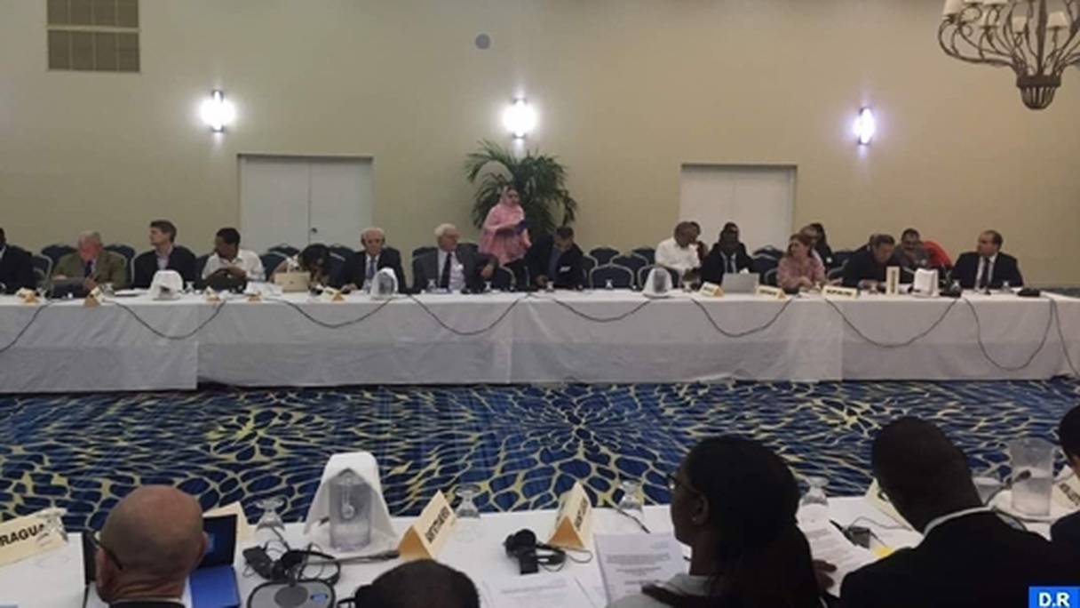 Séminaire régional du Comité de décolonisation relevant de la 4ème Commission de l’Assemblée Générale de l’ONU, qui a eu lieu à Grenade, aux Caraïbes, du 9 au 11 mai 2018.
