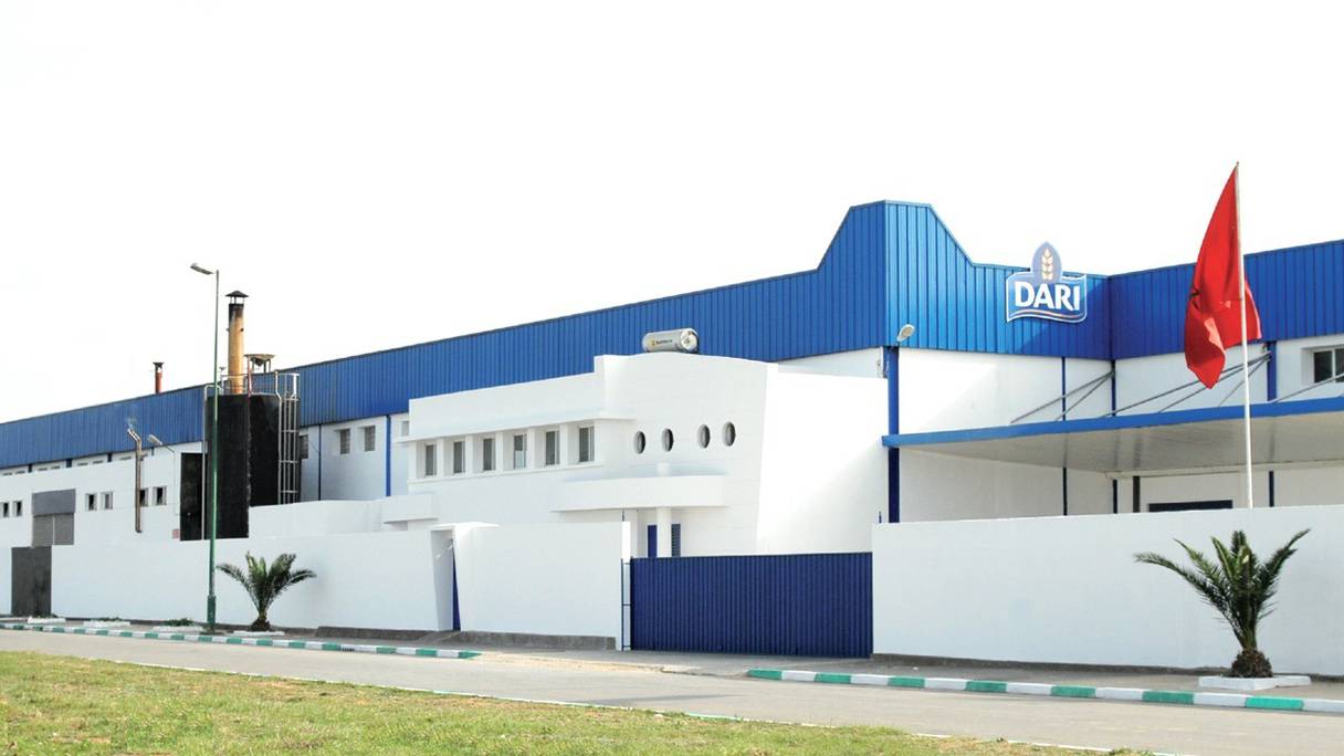 Une usine de la société Dari Couspate, dans la zone industrielle de Salé. 
