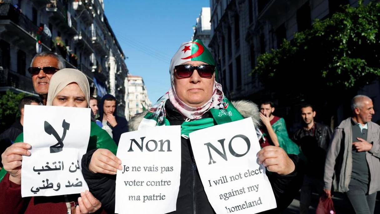 Le peuple algérien a déjà dit son mot: "Non au vote"! 
