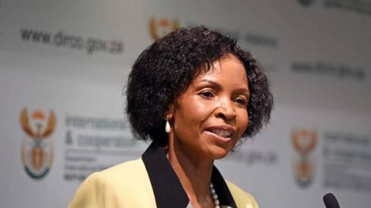 La ministre sud-africaine des Relations internationales et de la Coopération, Maite Nkoana-Mashabane.

