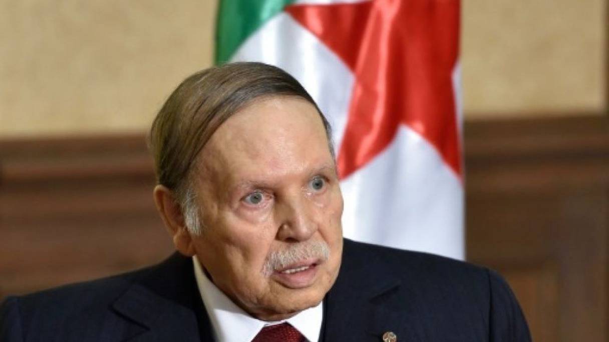 Le président algérien Abdelaziz Bouteflika, le 10 avril 2016.
