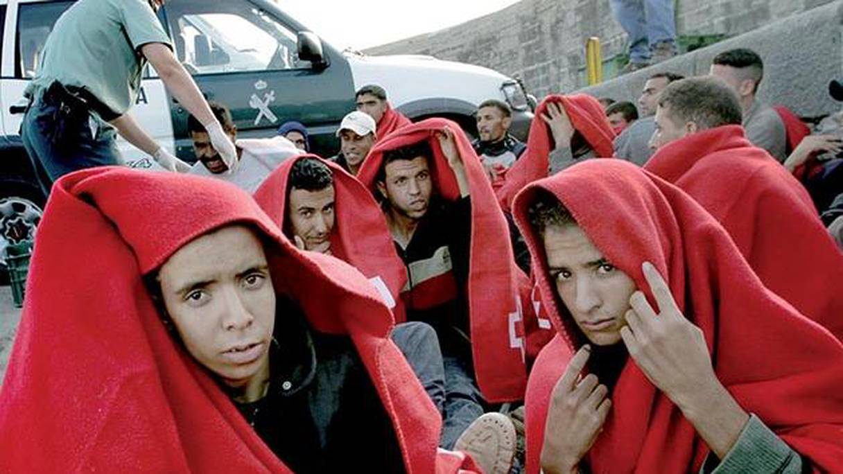 Près de 2.000 mineurs marocains non accompagnés sont dans des centres d'accueil en Espagne. 
