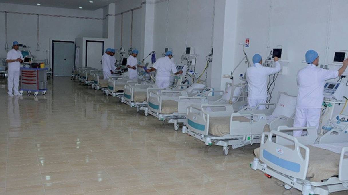 La structure médicale moderne mise en place à Agadir comprend 101 lits. 
