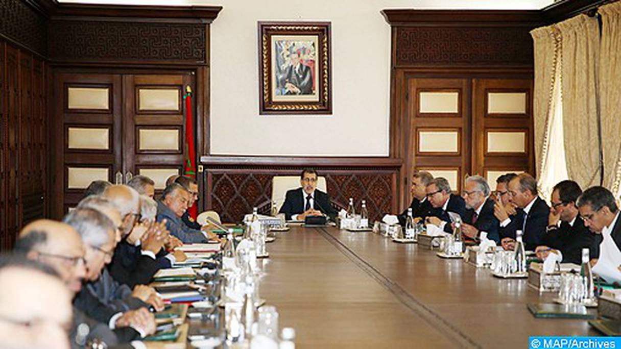 Un conseil de gouvernement sous la présidence du chef du gouvernement, Saâd-Eddine El Othmani.
