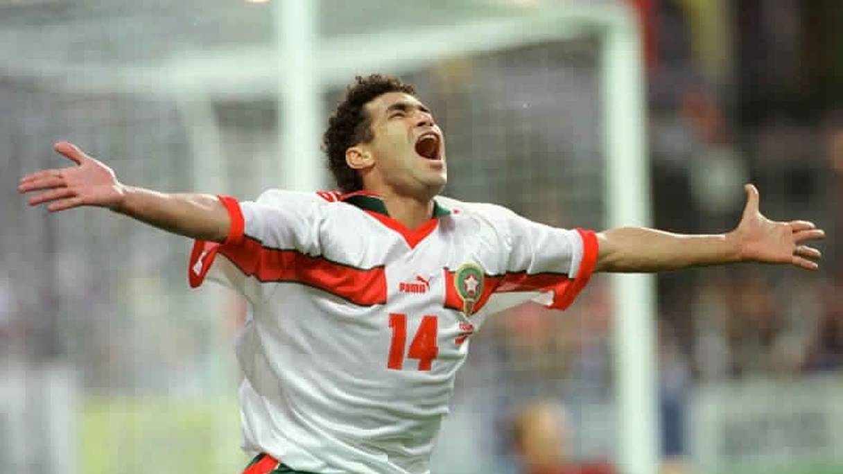 Salaheddine Bassir à la Coupe du Monde 1998.
