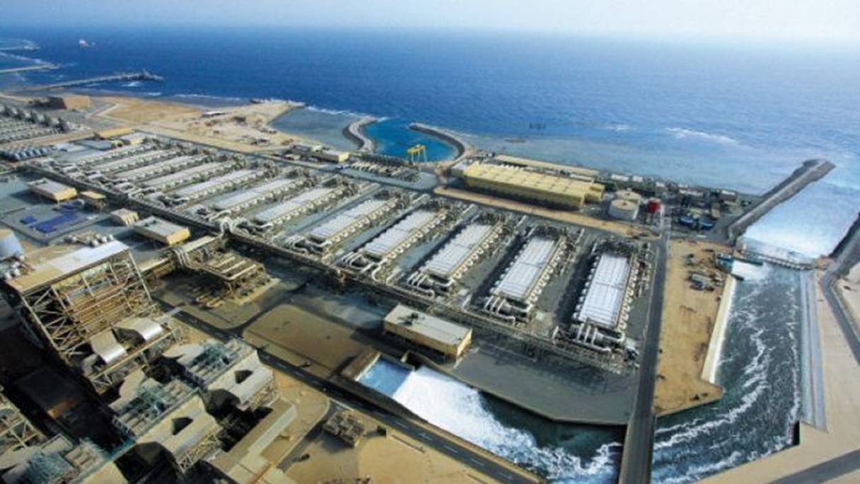Usine de dessalement d'eau de mer, à Agadir
