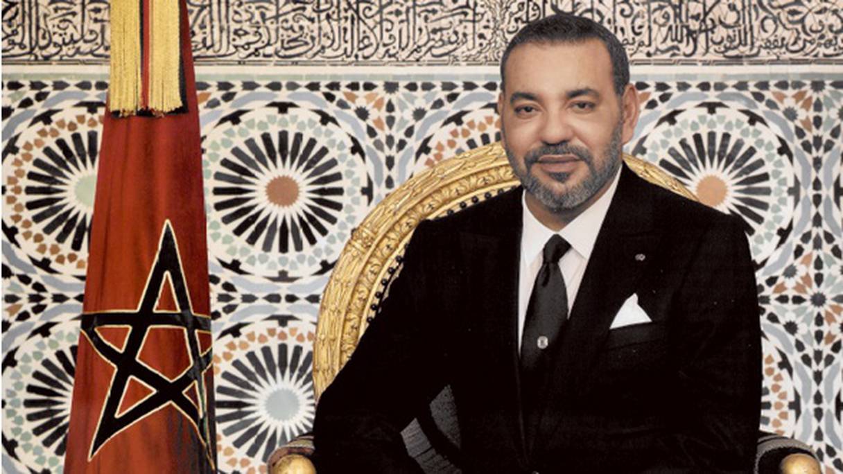 Mohammed VI, roi du Maroc. 
