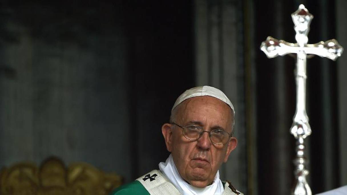 Le pape François célèbre la messe sur la place de la Révolution, le 20 septembre 2015 à La Havane.
