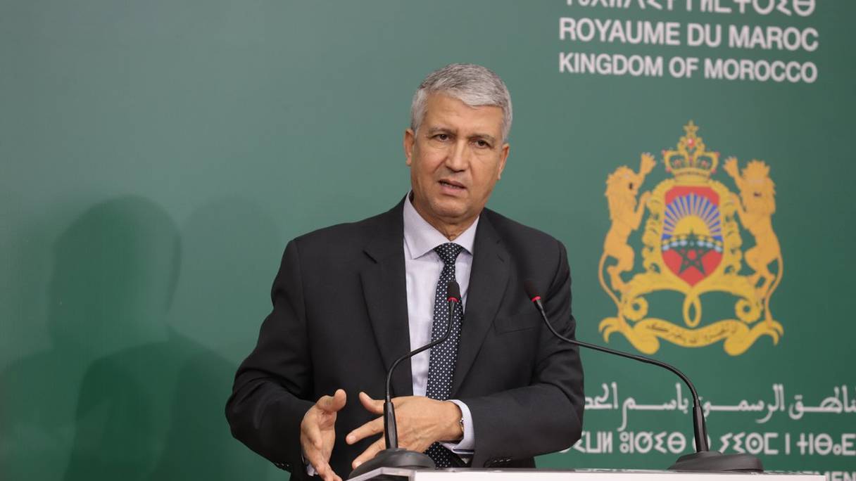Mohammed Sadiki, ministre de l’Agriculture, de la pêche maritime, du développement rural et des eaux et forêts.
