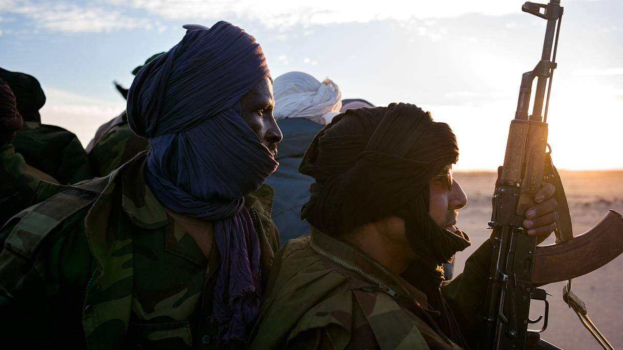 Des membres armés du Polisario.
