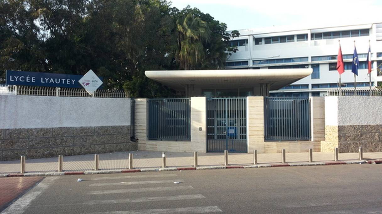 Le lycée Lyautey à Casablanca.
