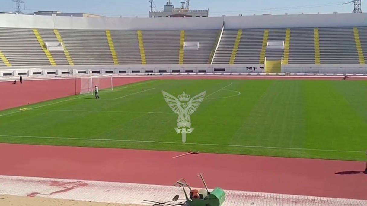 Le stade Larbi Zaouli new look.
