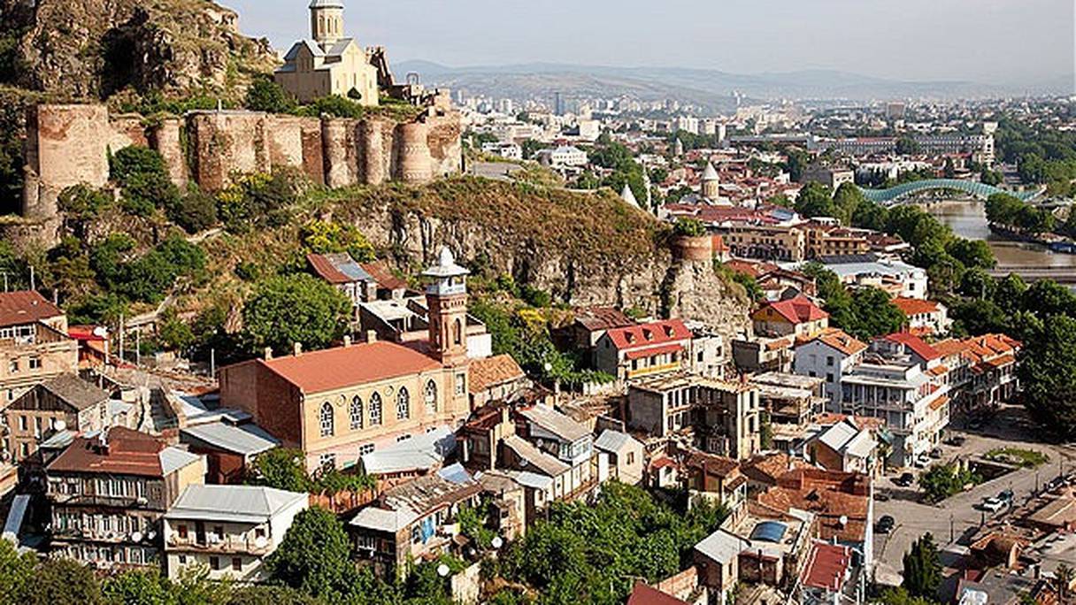 Tbilissi, capitale de la Géorgie.

