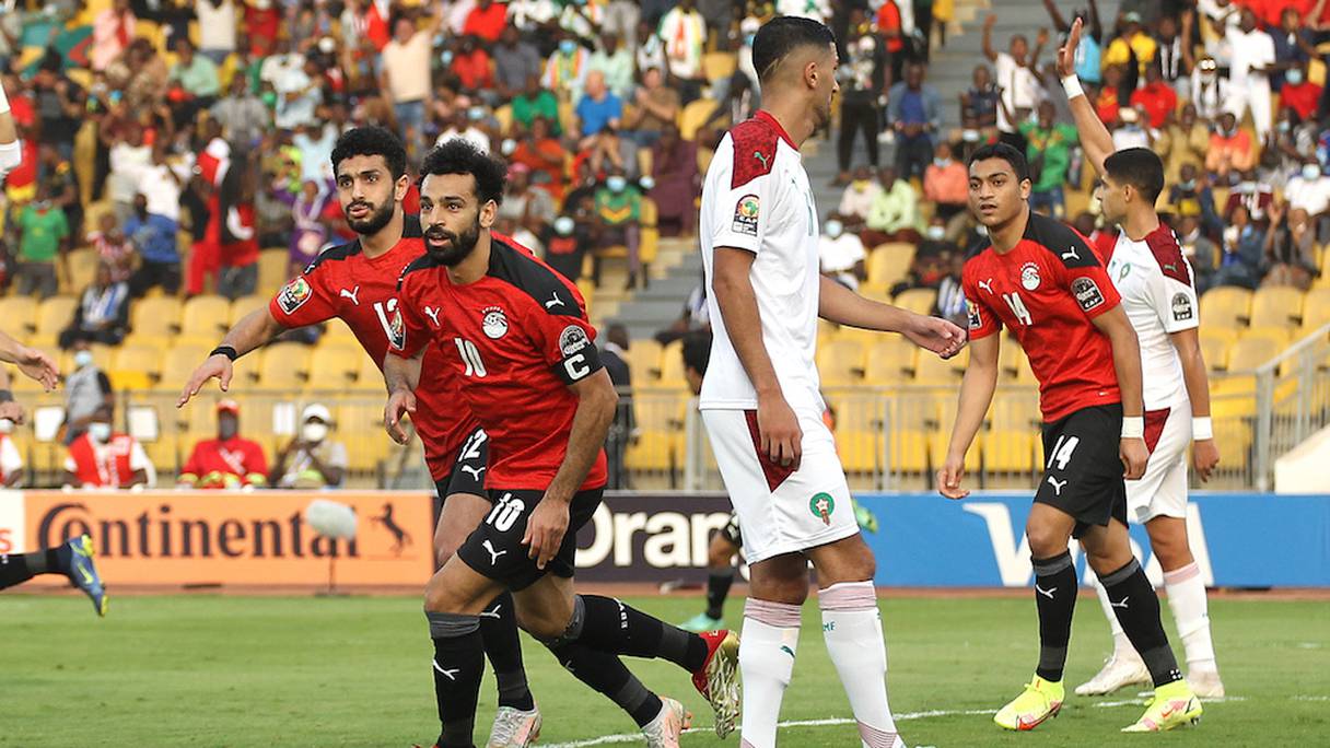 Une phase du match Maroc-Egypte, de la CAN 2021, dimanche 30 janvier 2022, à Yaoundé.

