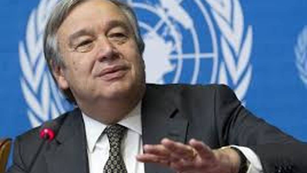 Antonio Guterrez, ex-Haut commissaire aux réfugiés (HCR) et ancien Premier ministre portugais.
