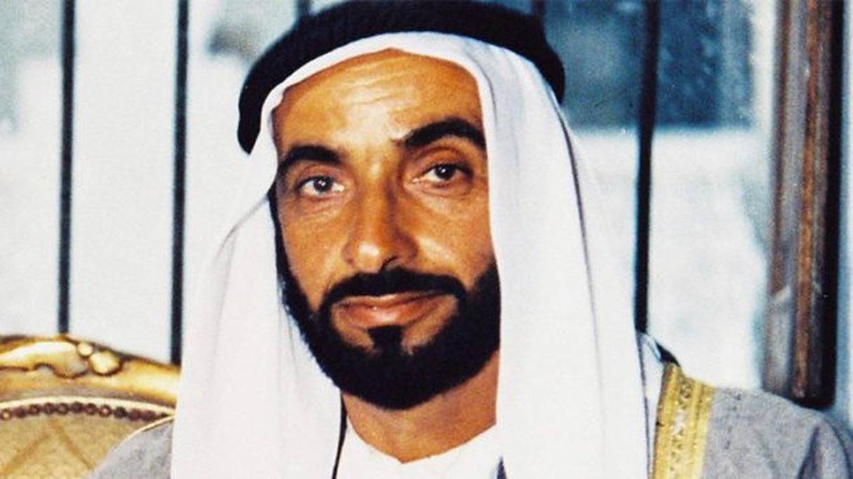 Feu Cheikh Zayd, fondateur des Emirats Arabes Unis

