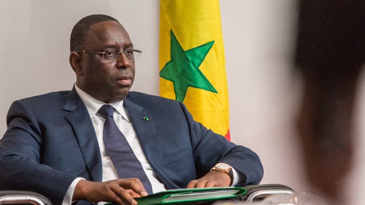 Le président du Sénégal et président en exercice de l'Union africaine, Macky Sall.
