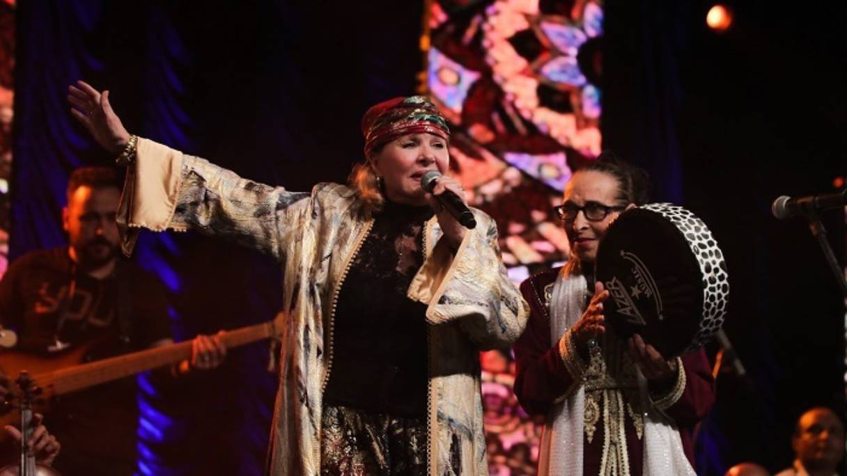 Hajja Hamdaouia et Raymonde Al Bidaouia, deux divas en concert. 
