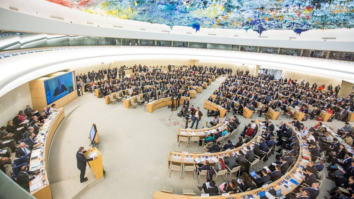 Le siège du Conseil des droits de l'homme des Nations unies à Genève

