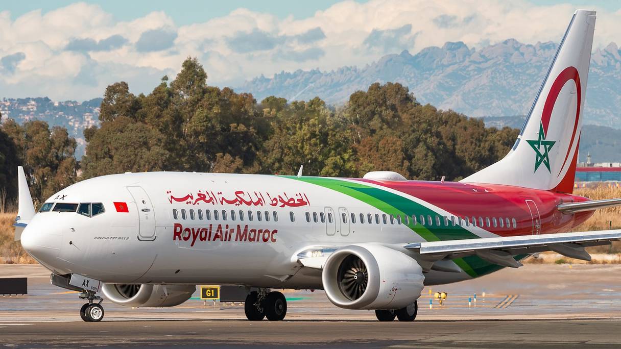 Un avion de la compagnie Royal Air Maroc.
