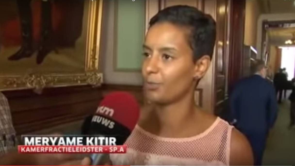 Meryame Kitir, la députée belge d'origine marocaine.
