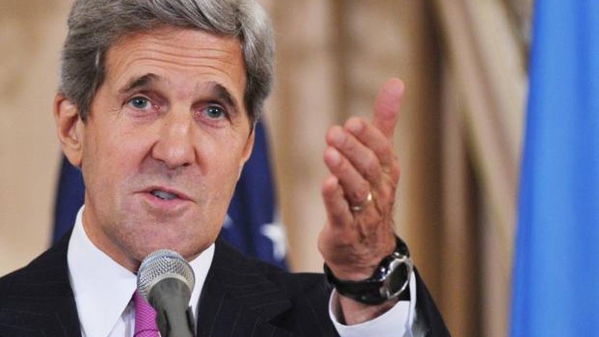 John Kerry, Secrétaire d'Etat des Etats-Unis.

