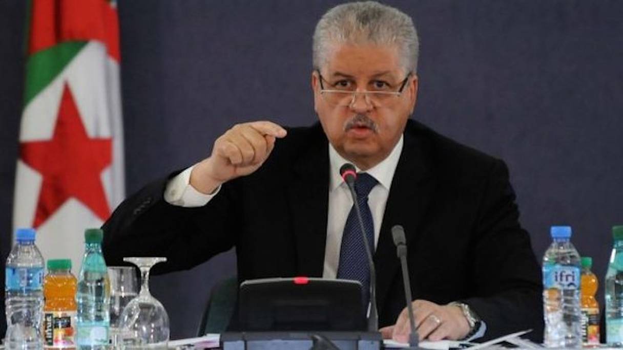Abdelmalek Sellal, premier ministre algérien. 
