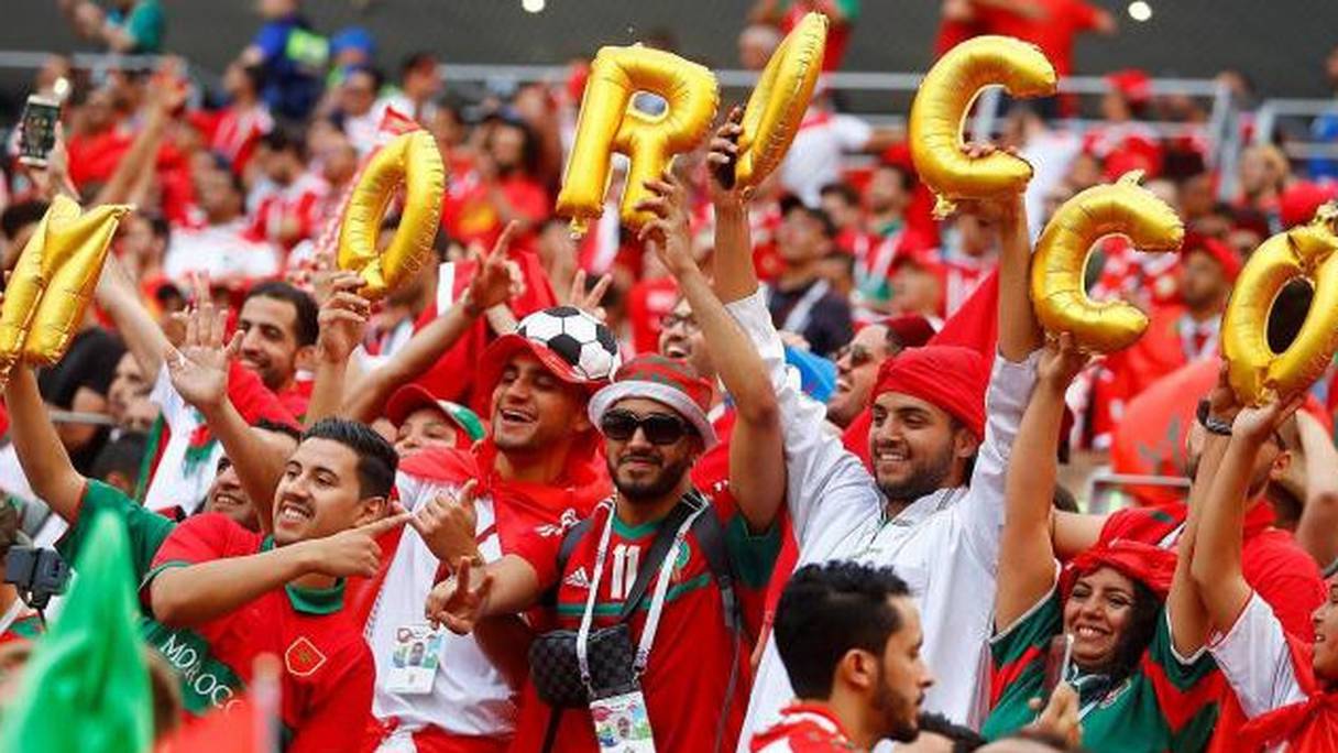Les supporters marocains au Mondial 2022.
