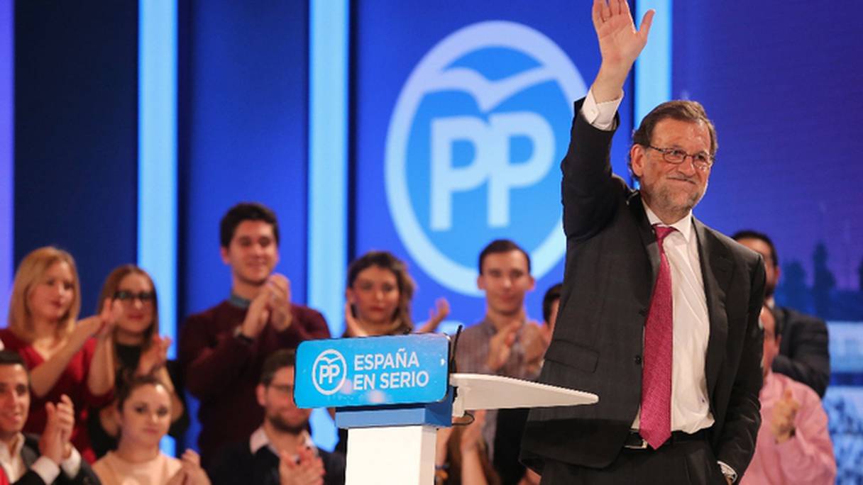 Le Parti populaire de Mariano Rajoy a obtenu 137 sièges sur 350 à la chambre basse, soit 33% des suffrages.
