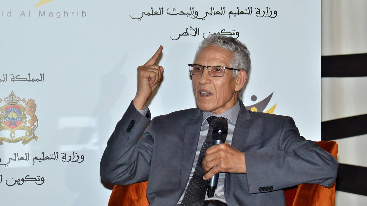 Lahcen Daoudi, ancien ministre PJDiste de l’Enseignement supérieur, à l'origine du décret de la discorde.
