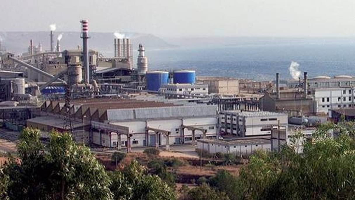 Image du Complexe industriel du groupe OCP à Safi.
