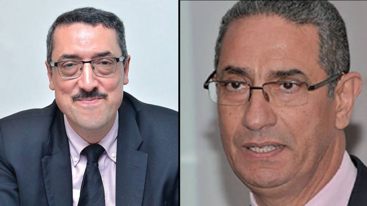 Anouar Benazzouz, DG d'ADM et Abdelilah Hifdi, président de la FTL.
