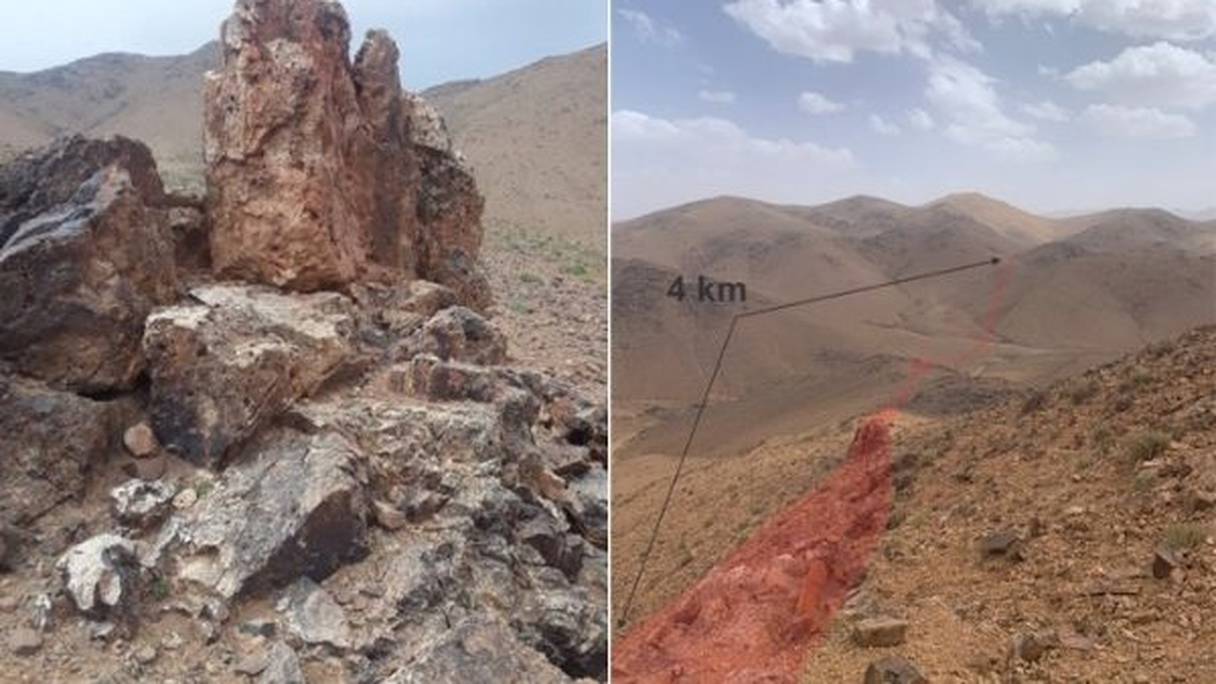 Le gisement argentifère d’Imiter bis est situé à 150 kilomètres de Ouarzazate.
