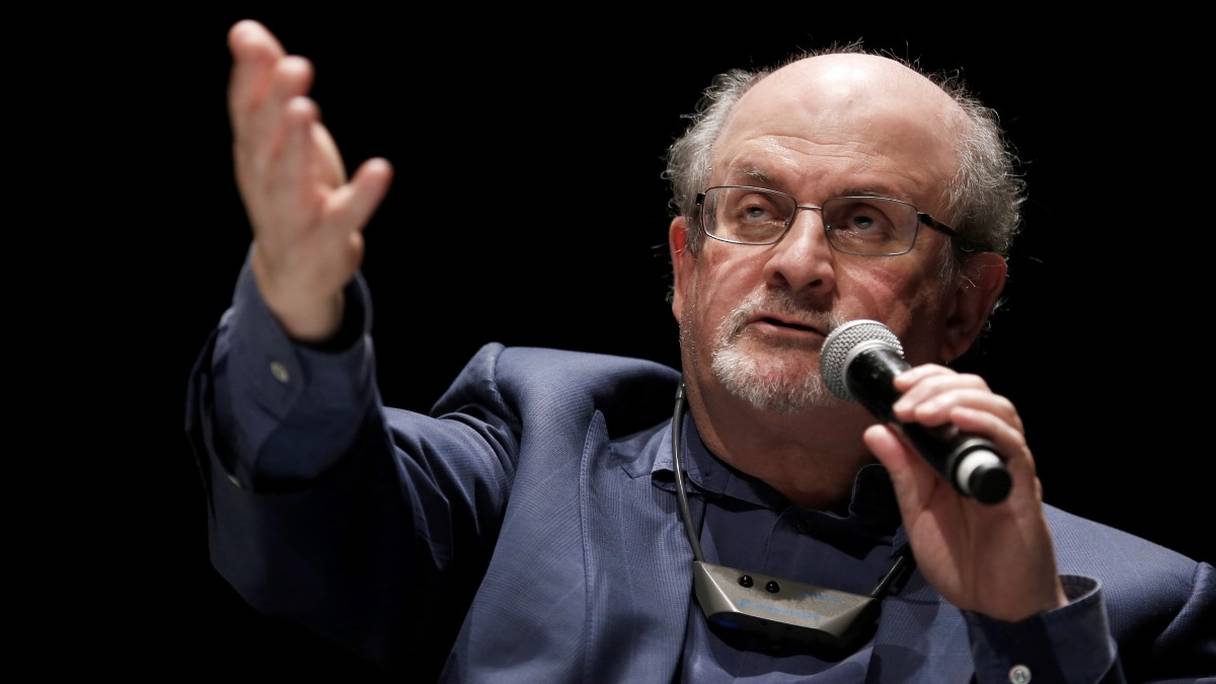 L'auteur britannique Salman Rushdie
