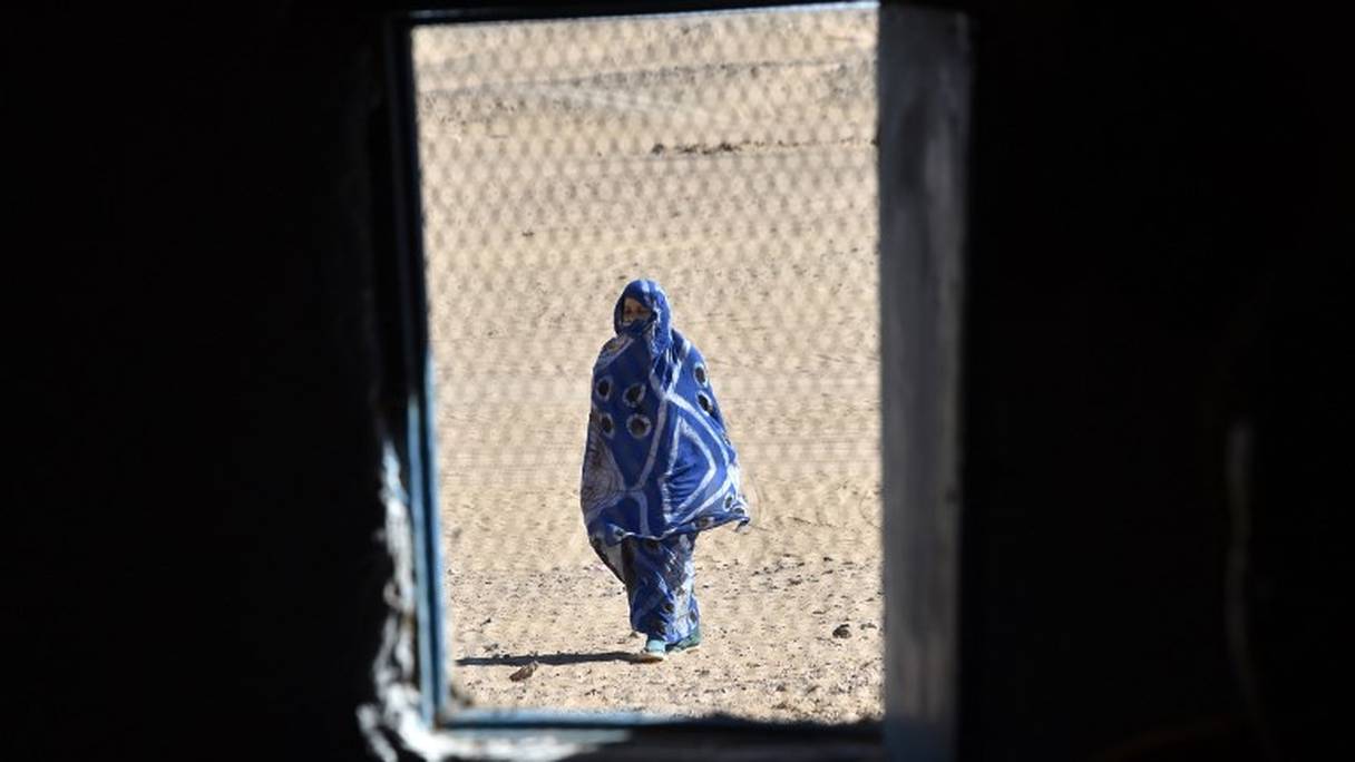 Dans les camps de Tindouf, où des Sahraouis sont séquestrés par le Polisario, soutenu par l'Algérie.