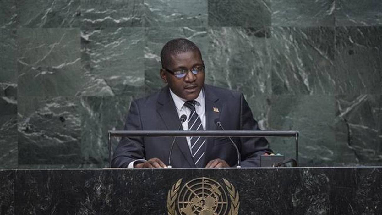 Samuel Rangba, ministre des AE de la République centrafricaine. 
