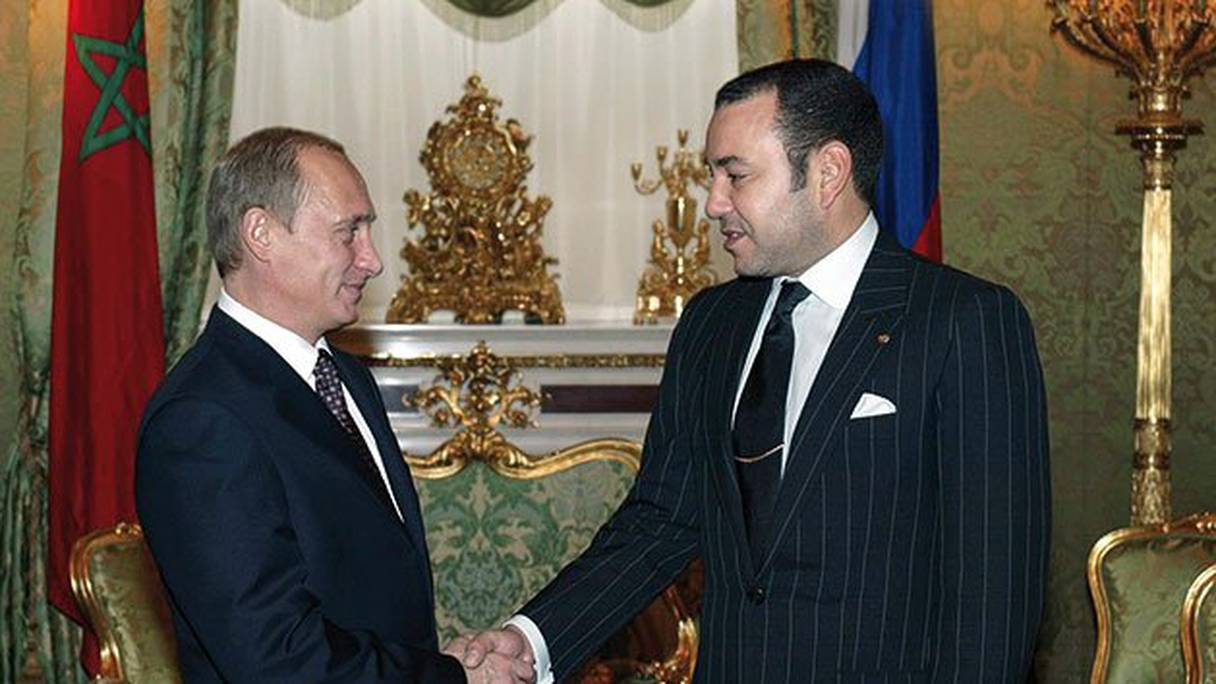 Le président russe Vladimir Poutine a effectué une visite officielle, en septembre 2006, au Maroc à l'invitation du roi Mohammed VI.
