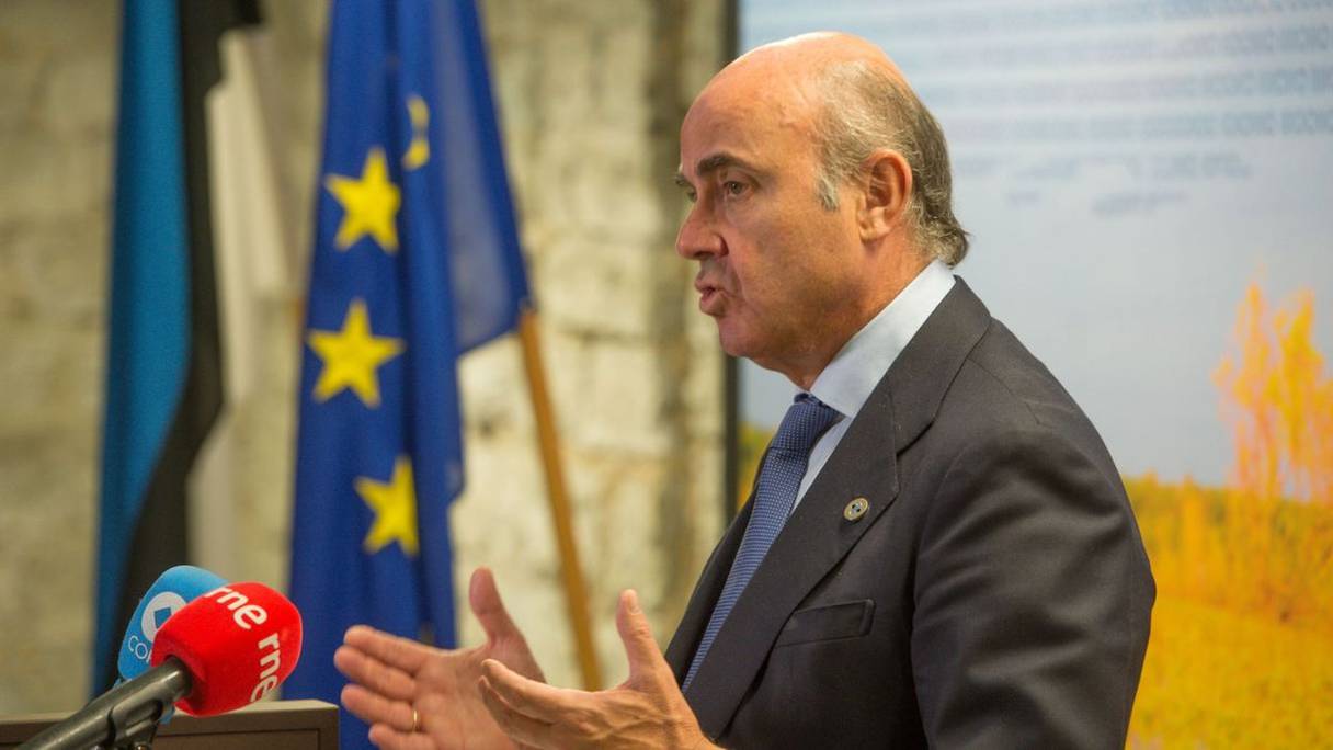 Le ministre espagnol de l'Économie, Luis de Guindos. 
