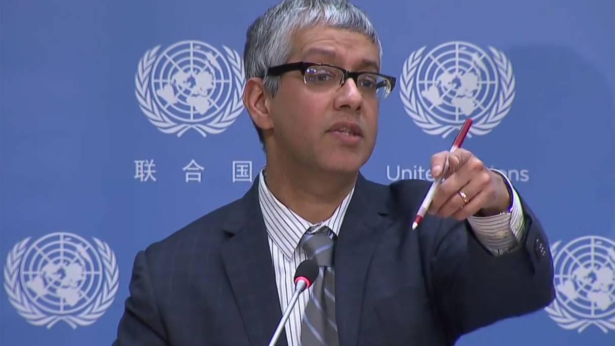 Farhan Haq, porte-parole du secrétaire général de l'ONU.
