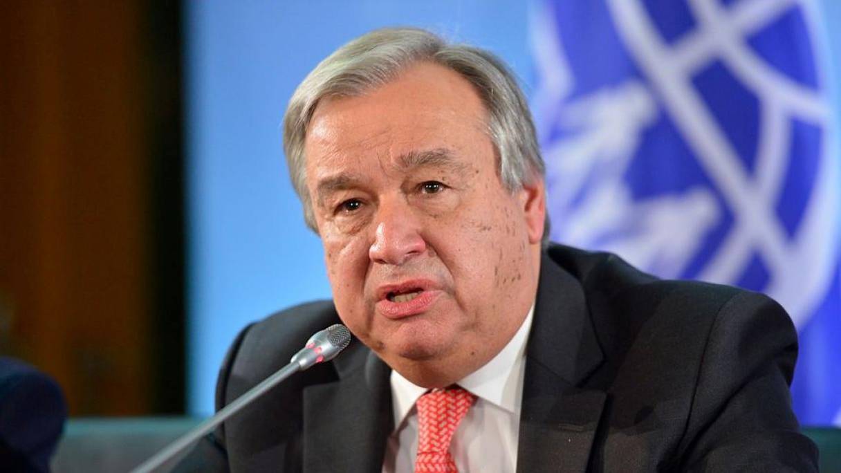 Antonio Guterres, secrétaire général de l'ONU.

