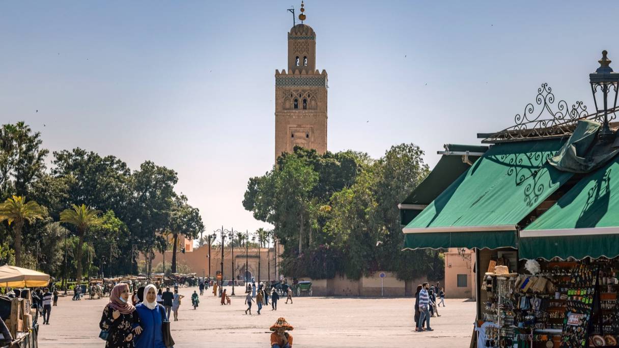 La place Jamaâ El Fna à Marrakech.

