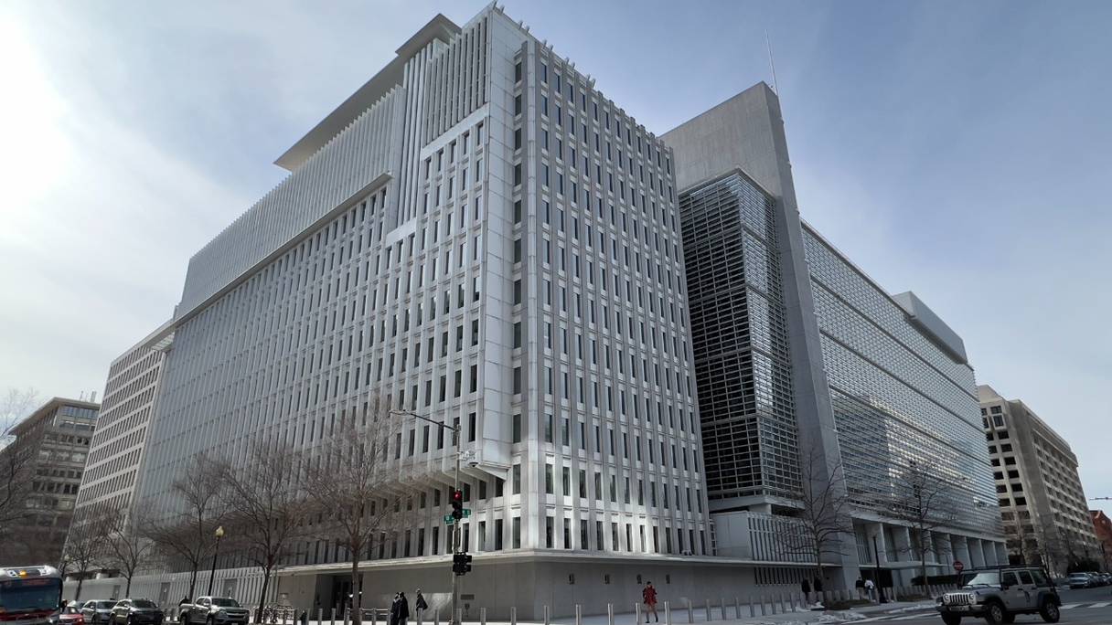 Le siège de la Banque mondiale à Washington, le 19 janvier 2022.
