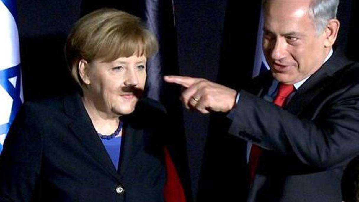 Angela Merkel et Benyamin Netanyahou, une photo qui fera date.
