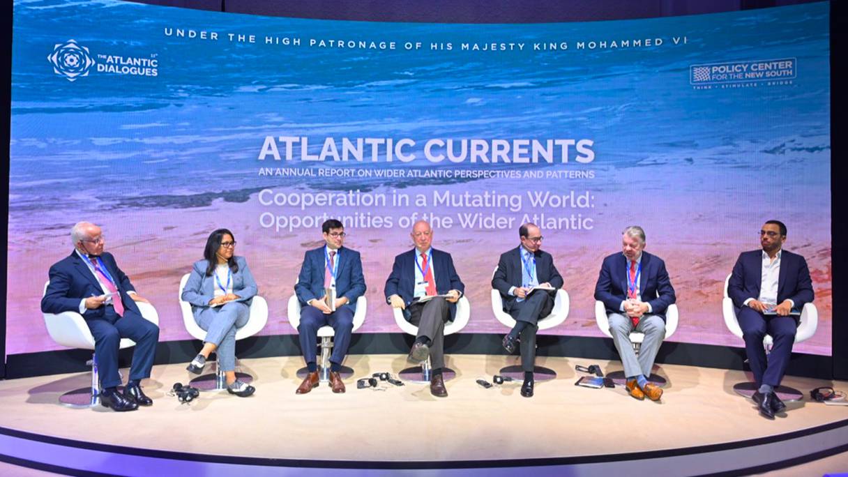 La 11e conférence internationale annuelle The Atlantic Dialogues, organisée par le Policy Center for the New South, du 14 au 16 décembre 2022 à Marrakech.
