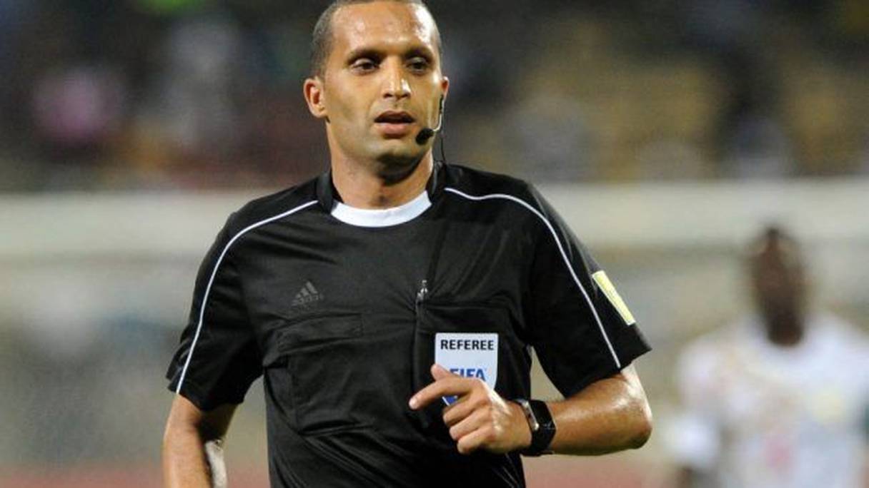 L'arbitre marocain Redouane Jiyed.
