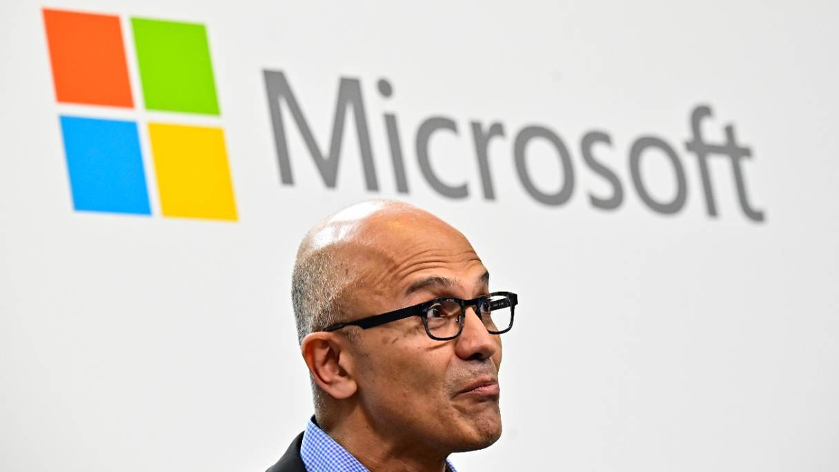 Le PDG de Microsoft, Satya Nadella, à Berlin, le 27 février 2019.
